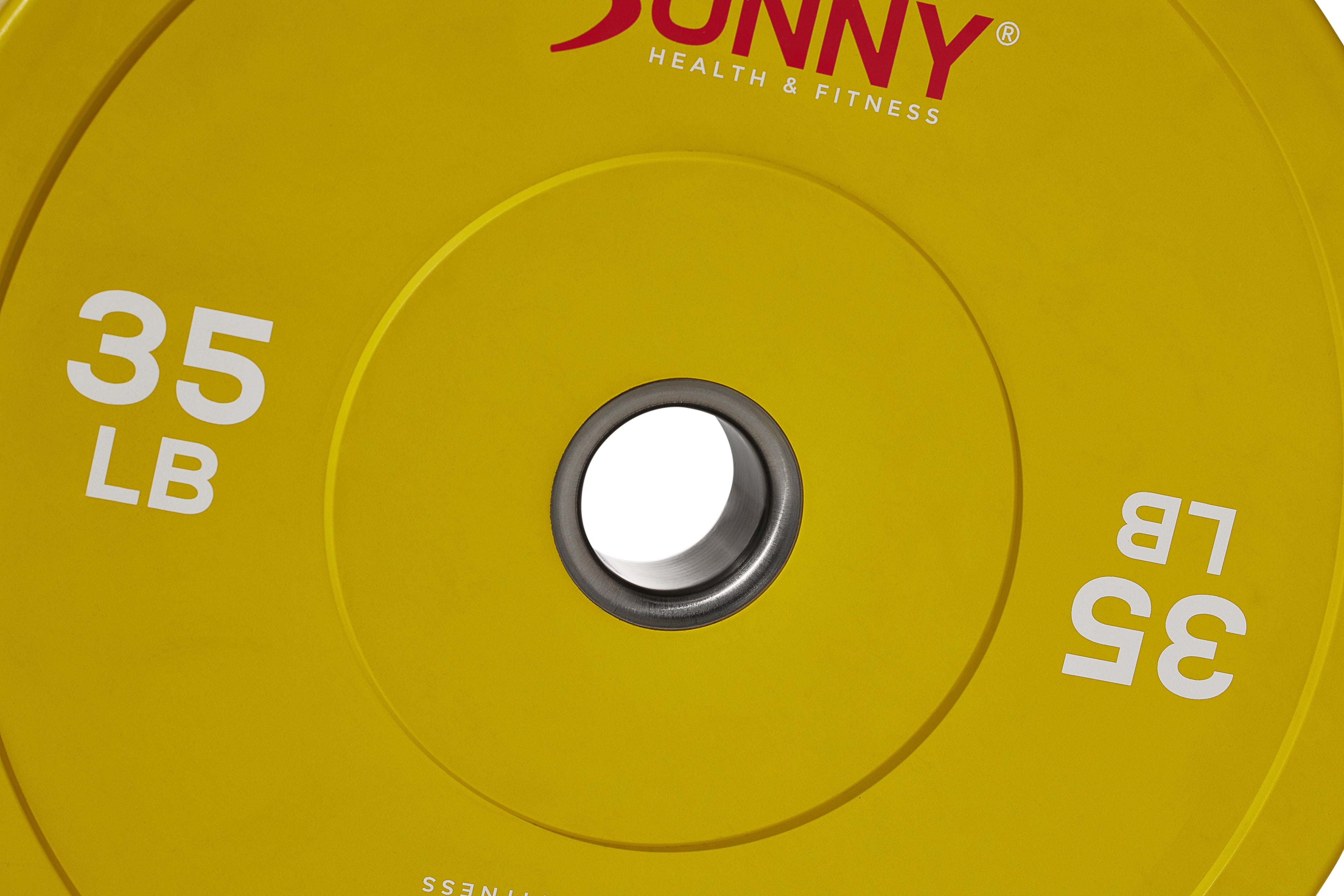 Disco de peso olímpico de goma 35 LB Sunny Health & Fitness