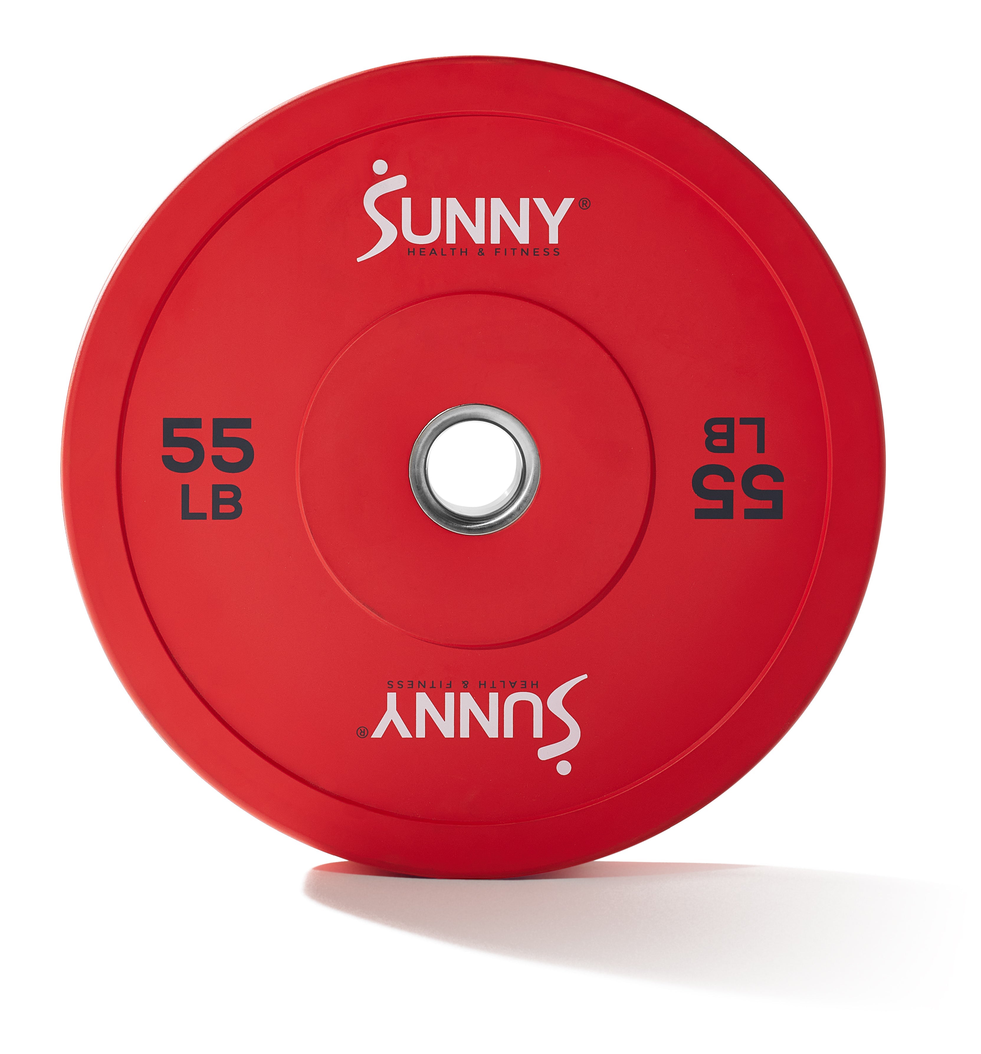 Disco de peso olímpico de goma 55 LB Sunny Health & Fitness