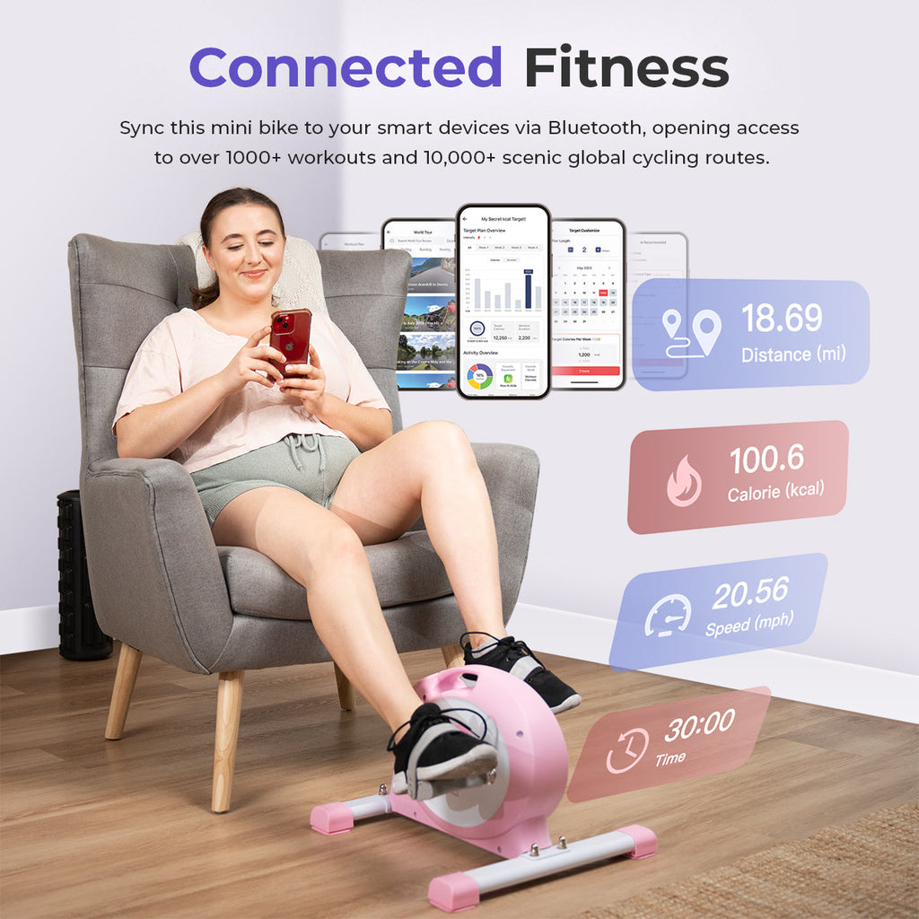 Bicicleta de ejercicio mini Sunny Health & Fitness