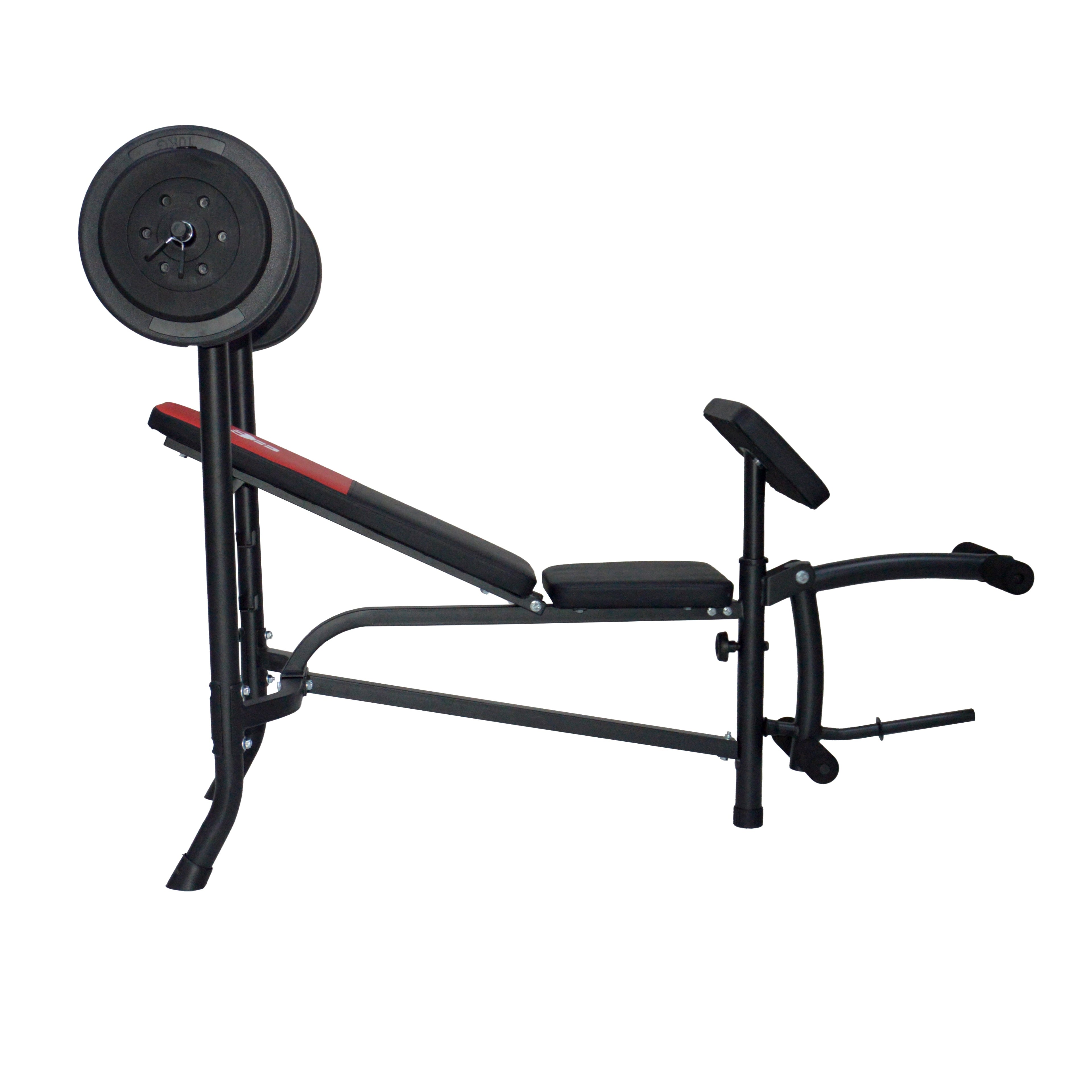 Banco Unifitness con pesas