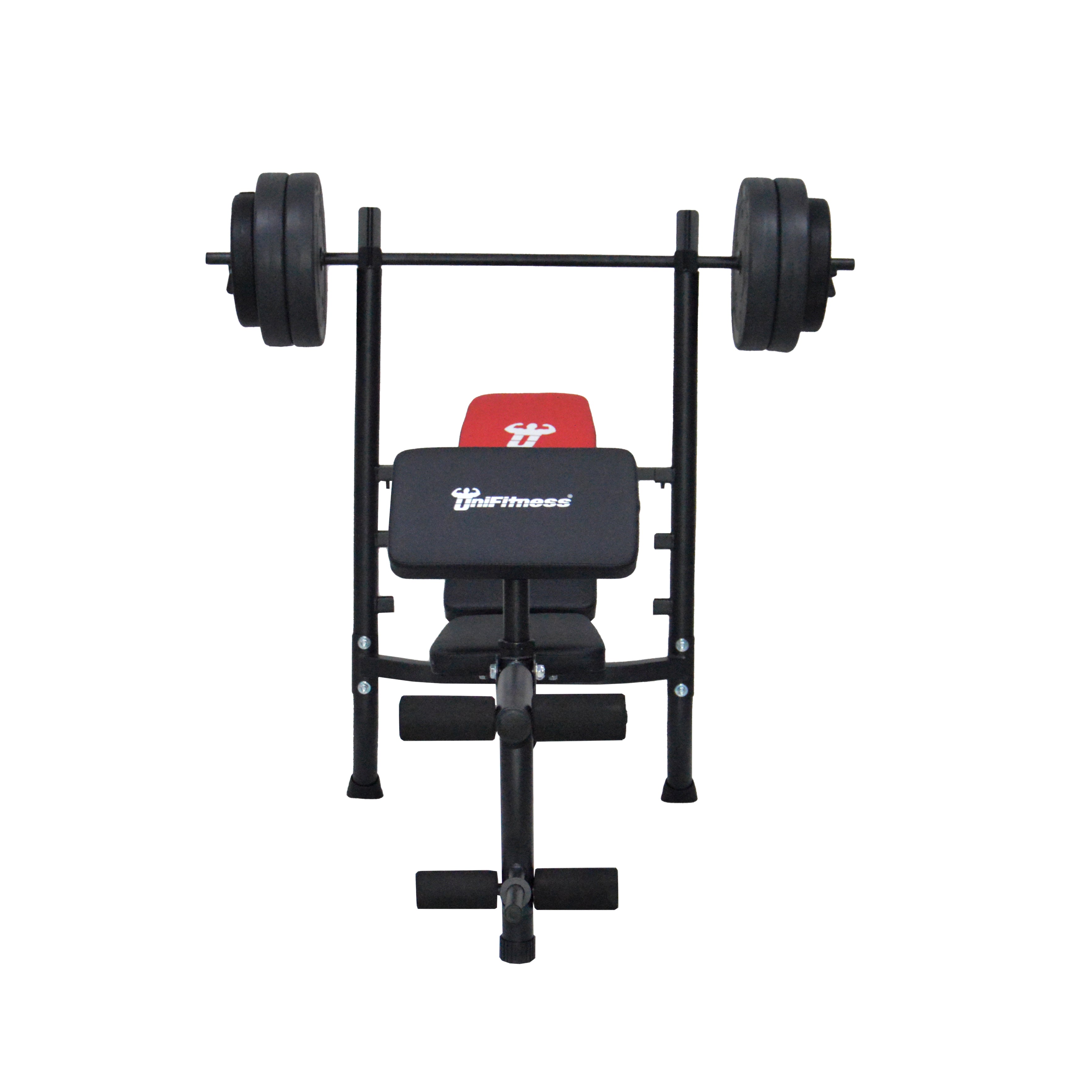 Banco Unifitness con pesas