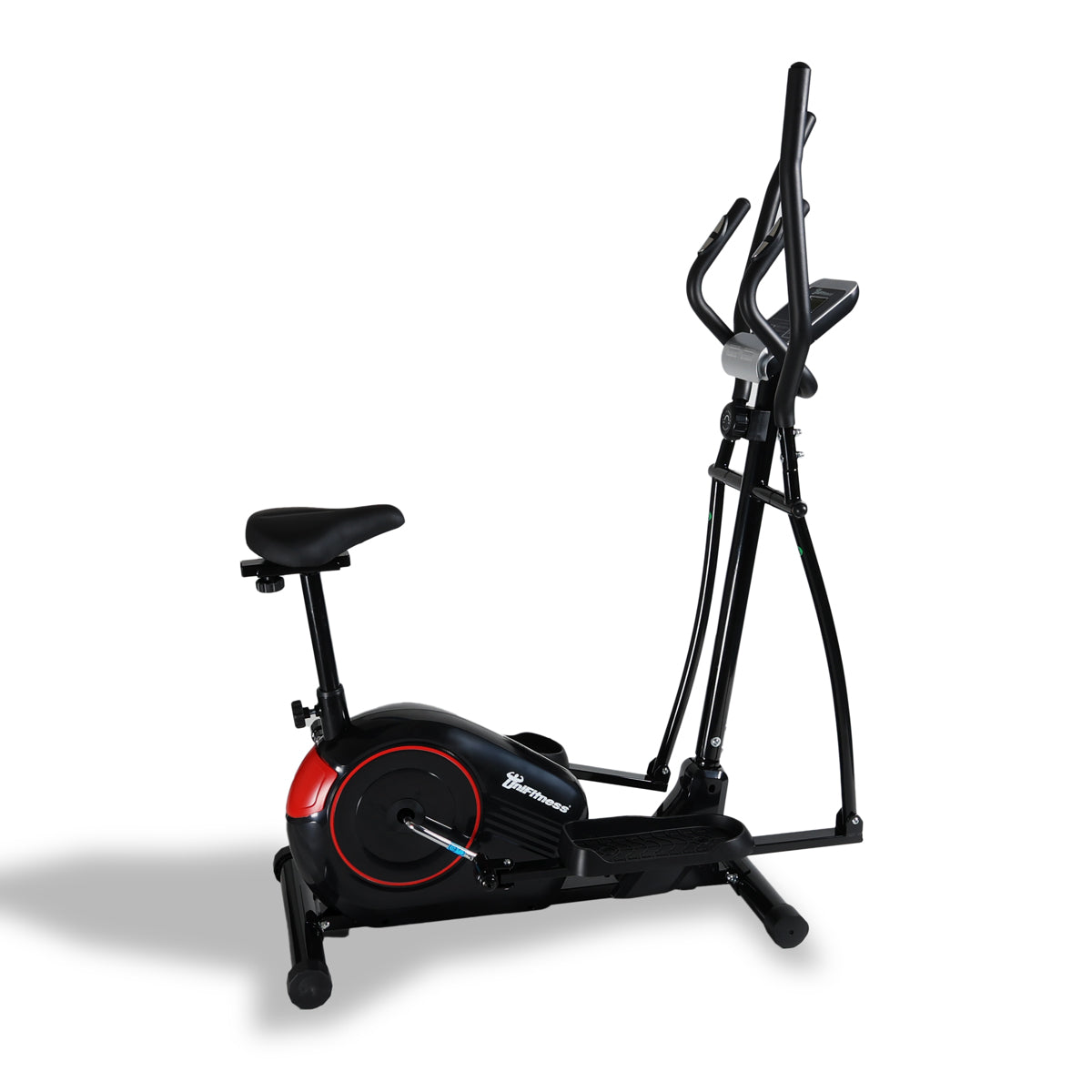 Eliptica Y Escaladora Hibrida De La Marca Unifitness Hybrid Color Bordó