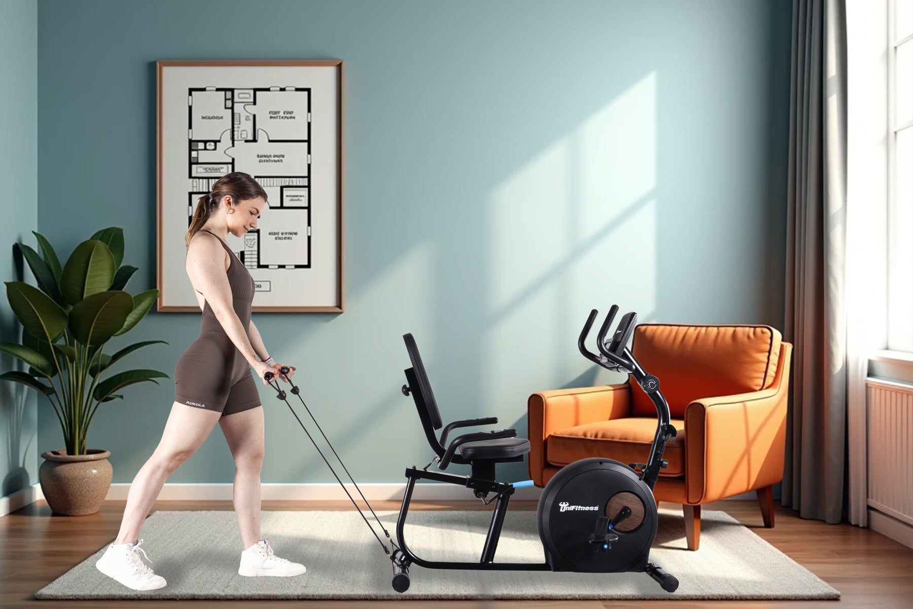 Bicicleta Recumbente Unifitness U23