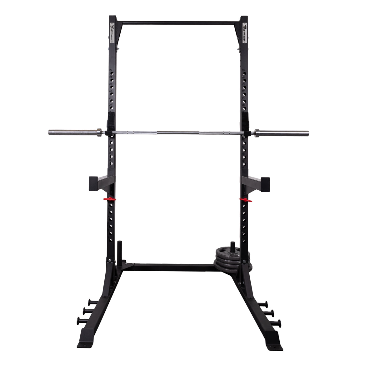 Kit De Rack De Entrenamiento Unifitness Barra+ Discos+ Banco