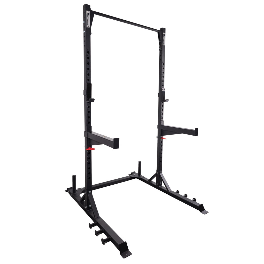 Kit De Rack De Entrenamiento Unifitness Barra+ Discos+ Banco