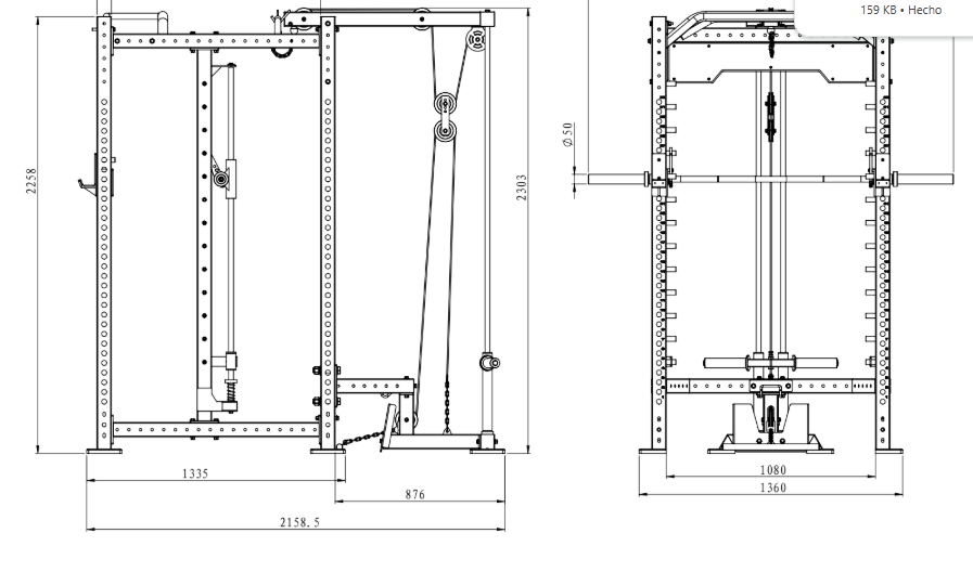 Torre Multifuncional Unifitness Con Peso Incluido
