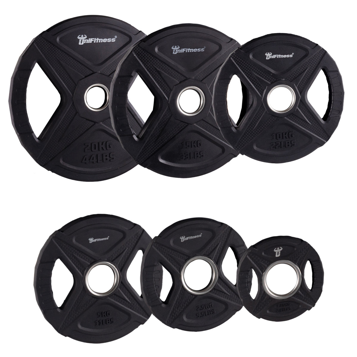 Set - Par de discos de peso color negro